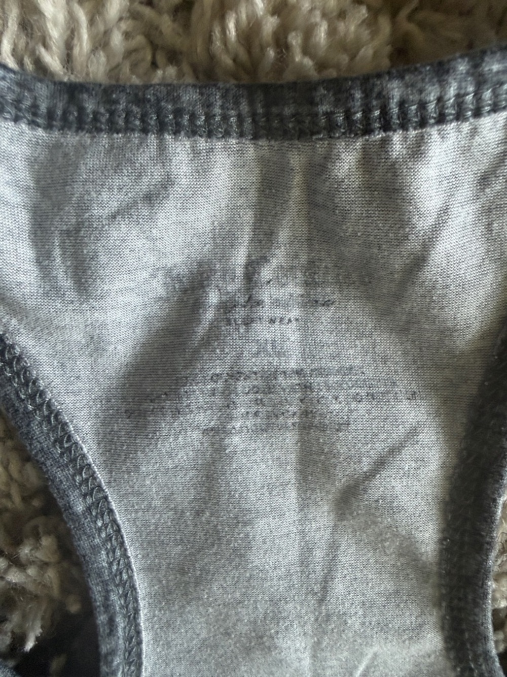 Juicy Couture Charcoal Gray Racerback Tank & Lounge Pants Set - Picture 3 of 4